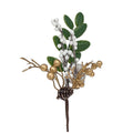 (FLA01599G) Follaje de Berries 26 cm Oro