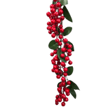 (Fla01812R) Guia De Berries Con piñas 1.30 Rojo