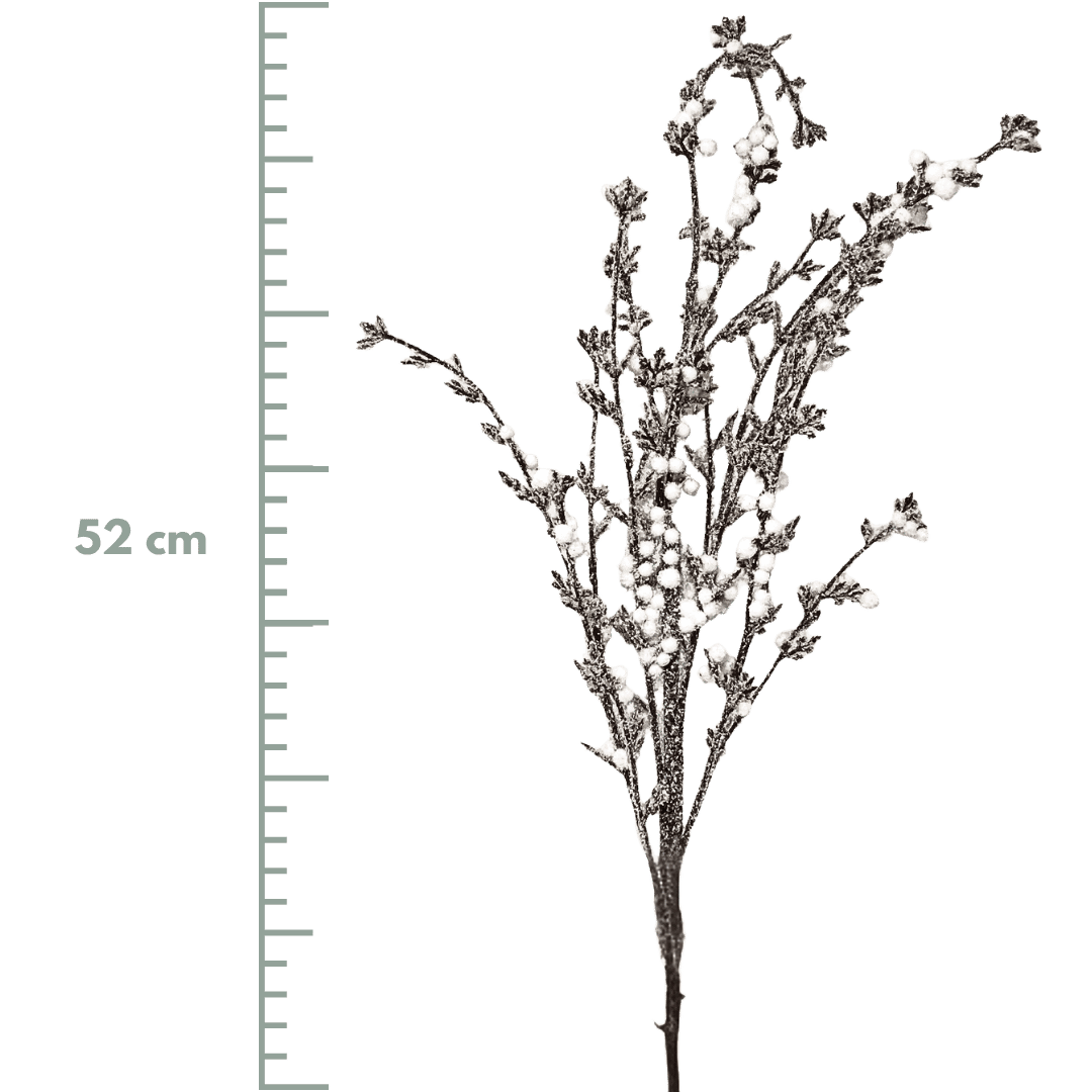(FLA02317) Follaje snow 52CM