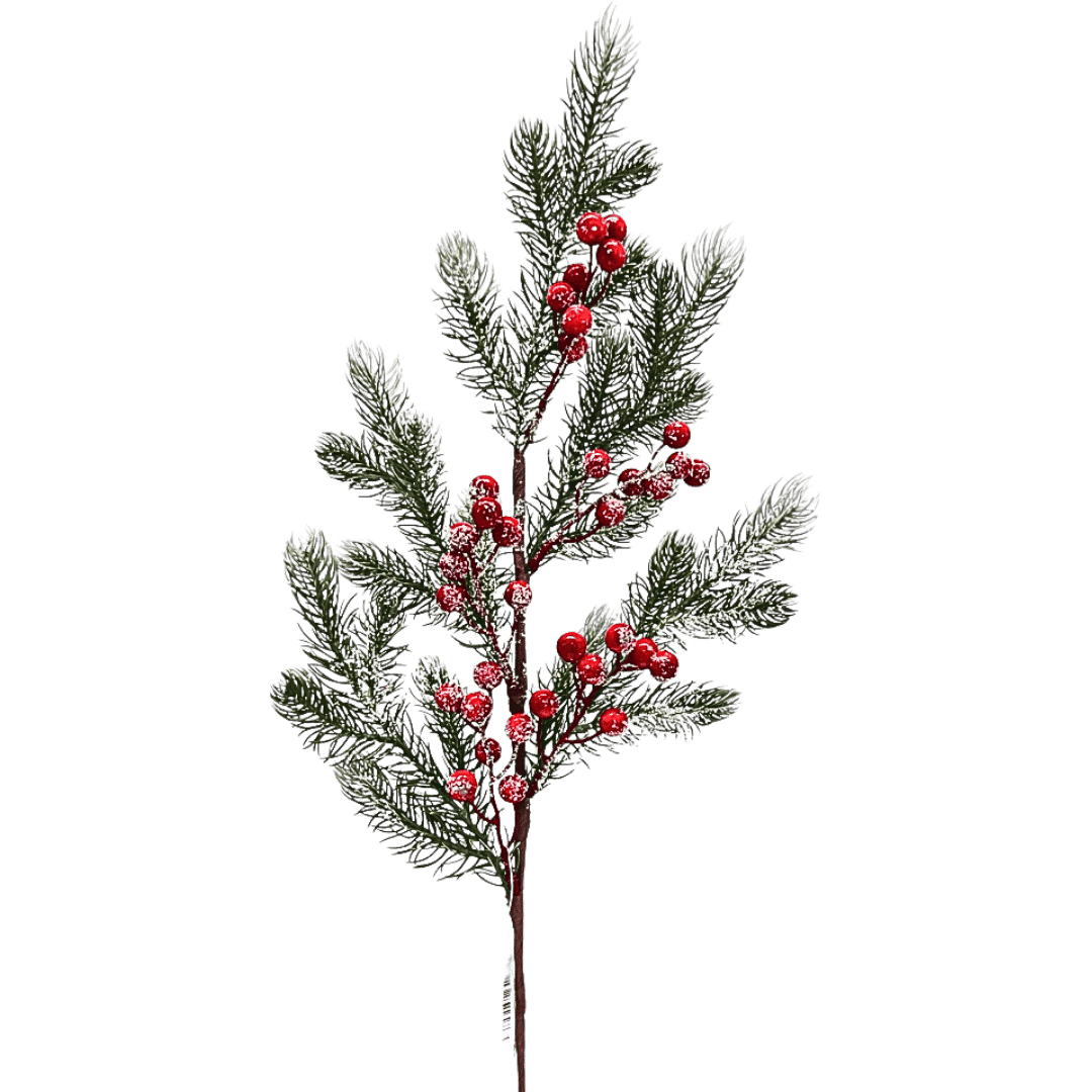(FLL1430VD) FOLLAJE BERRIES 68CM VERDE