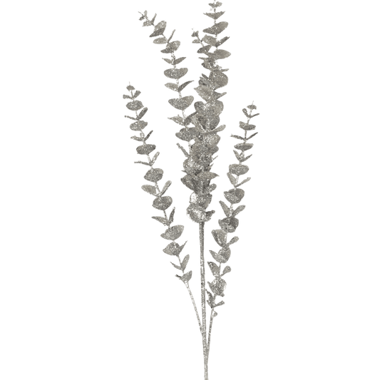 (FLM00195S) Follaje metalico 70 cm plata