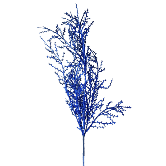 (FLP0003B) Follaje metalico 80 cm azul