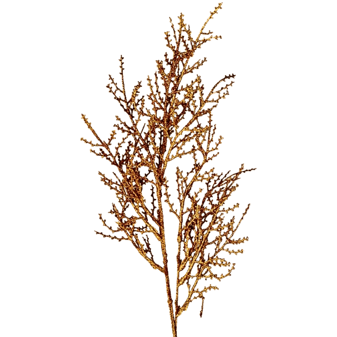 (FLP0003LCP) Follaje metalico 80 cm bronce