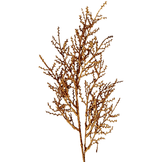 (FLP0003LCP) Follaje metalico 80 cm bronce