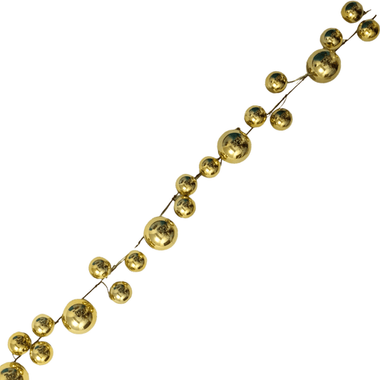 (FLP011) Guia de Esfera Metalica 110 cm Oro