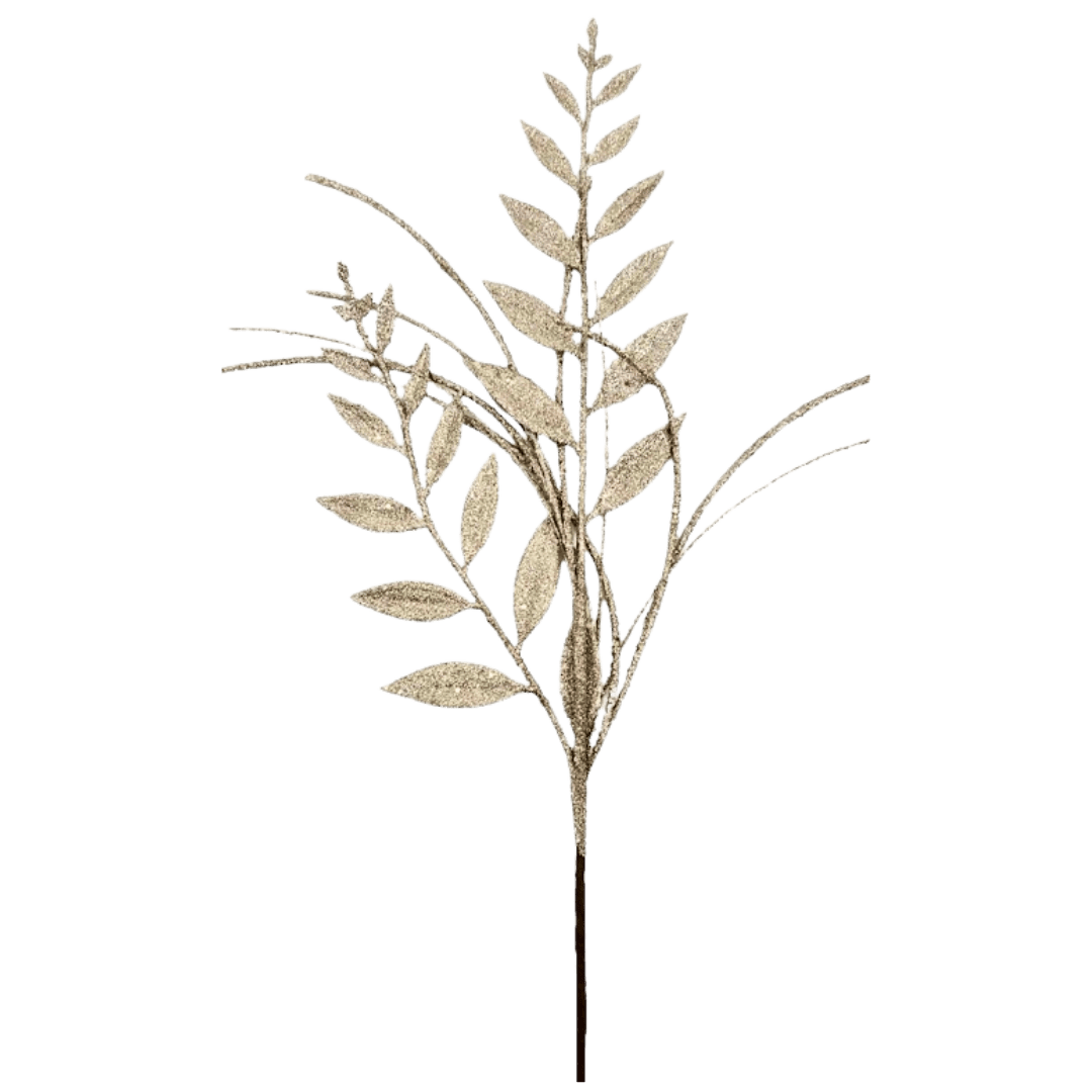(FLP0073CH) Follaje hojas champagne 90 cm
