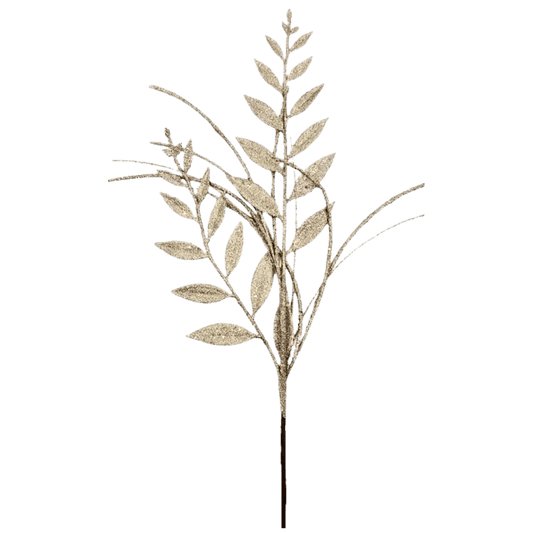 (FLP0073CH) Follaje hojas champagne 90 cm