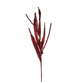 (28945) Follaje Hoja escarchada 87Cm Rojo