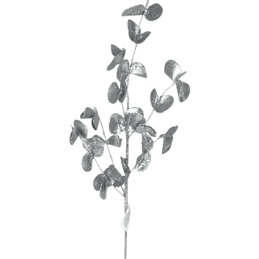 (Flq09530S) Follaje Metalico 72Cm Plata