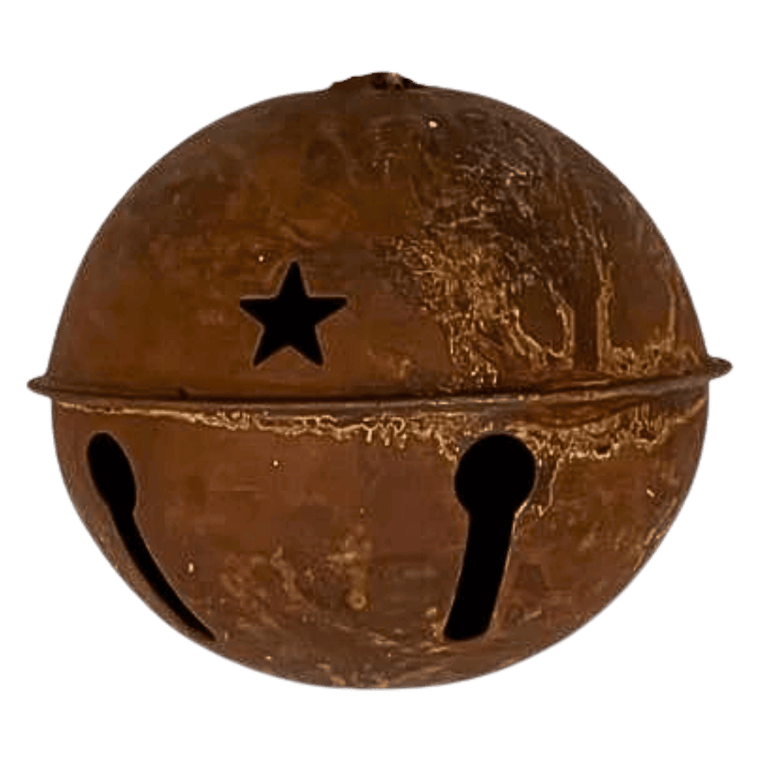 (FLQ09548) Cascabel Metálico 10CM Vintage