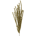(FLQ09668G) Follaje metalico bollitas oro 73 cm