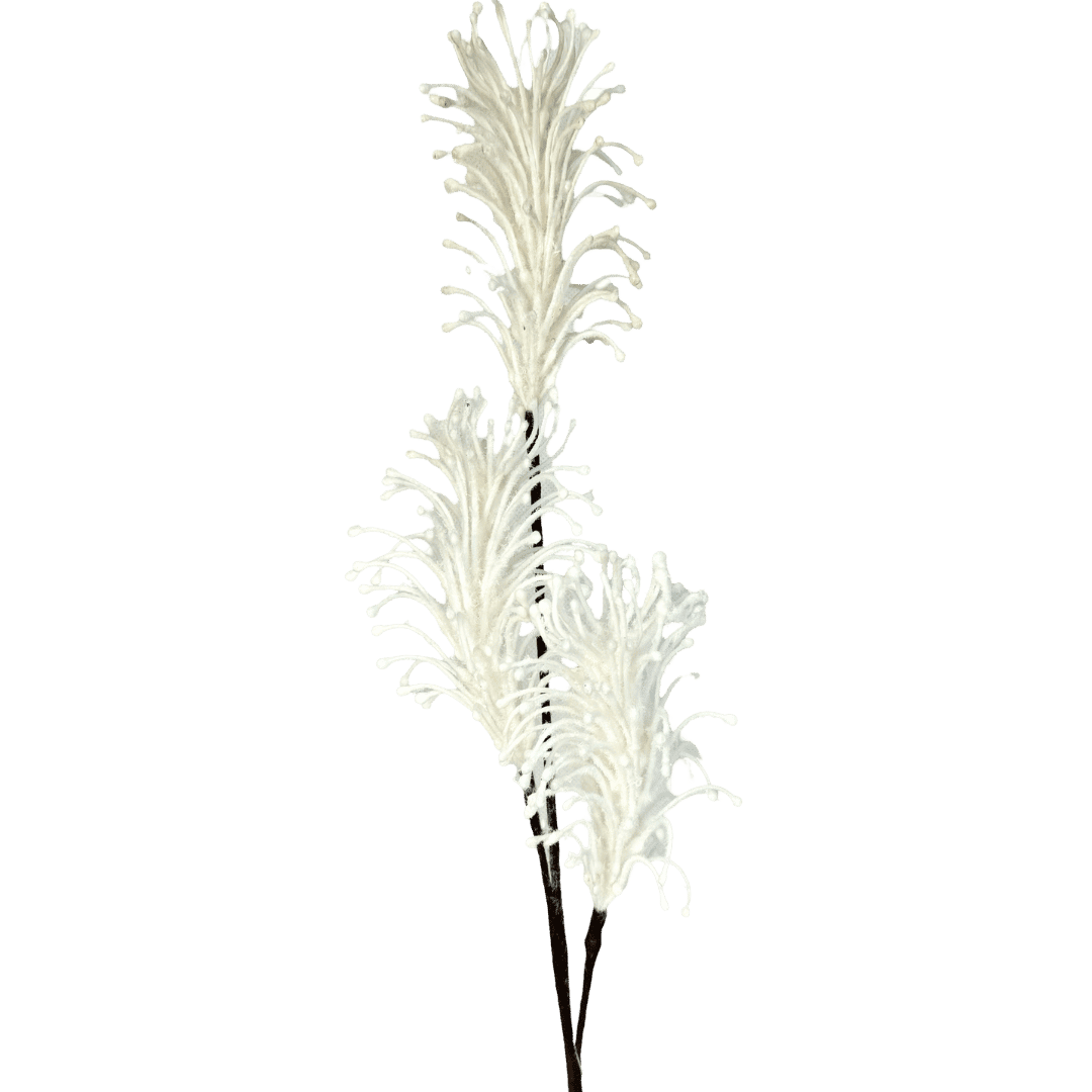 (FLX01180W) Follaje navidad 60 cm blanco