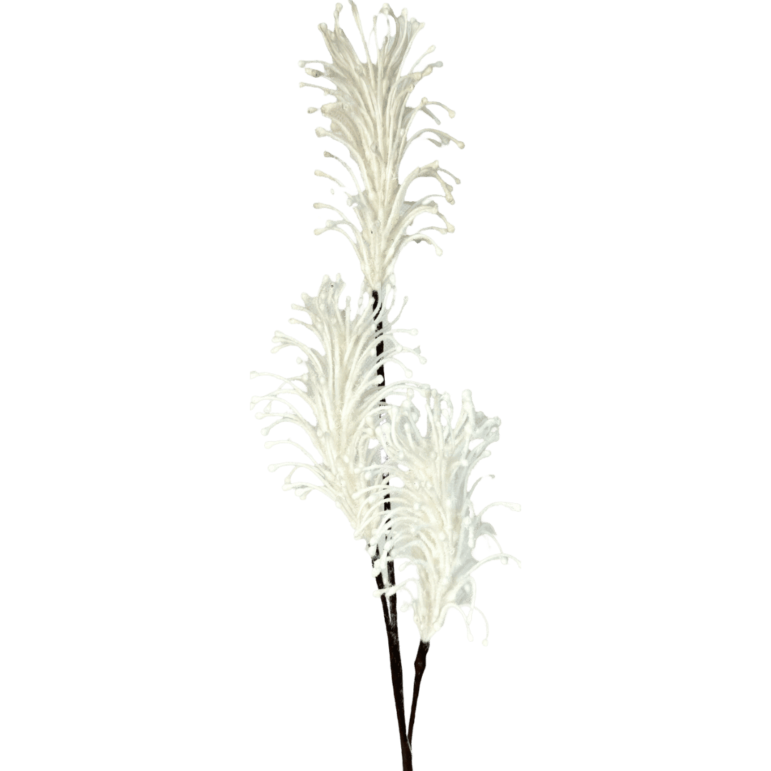 (FLX01180W) Follaje navidad 60 cm blanco