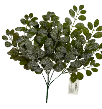 (HOJ0178VH) Hojas Nevadas 36 Cm Verde Hoja