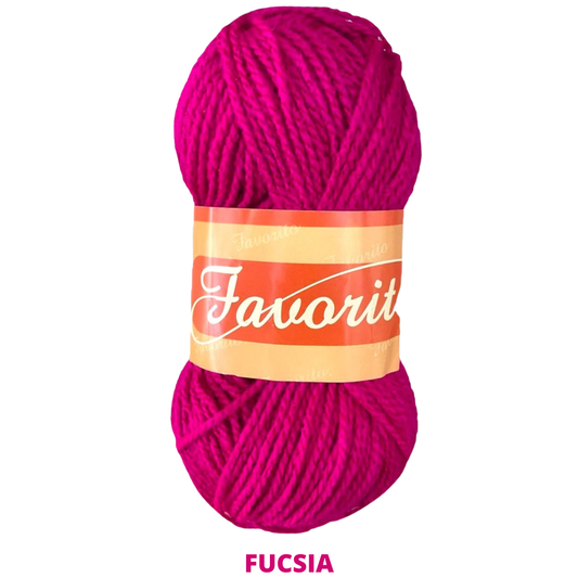 Estambre Favorito 50 Gr C-3039 Fiusha