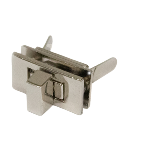 (H-1038) BROCHE PARA BOLSA PLATA 2CM