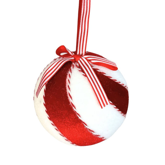 (BG01050) Esfera candycane 12 cm