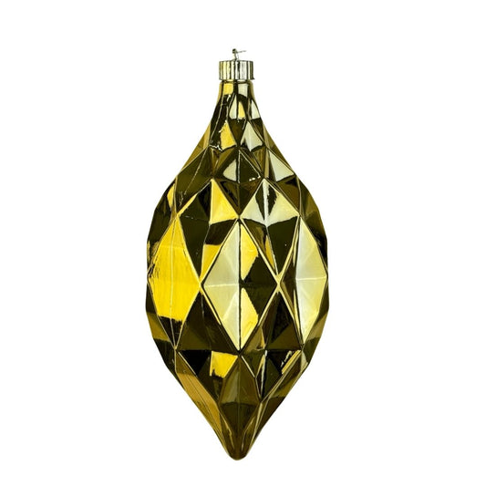 (Bhk01180G) Esfera Geo Gota 14X30Cm Oro