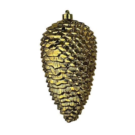 (Bhk01178G) Esfera Piña 13.5X25Cm Oro