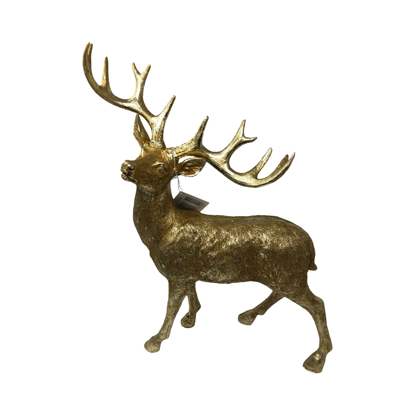 (XFI0028B) Venado decorativo oro 49 X 40 CM