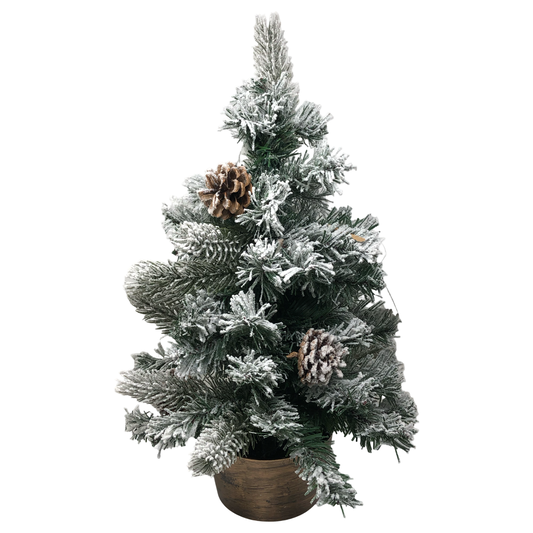 (NAV0149VD) Arbol escritorio 45 cm verde nevado