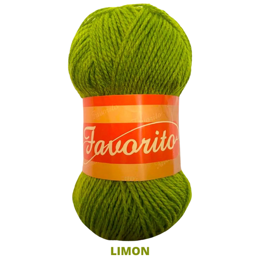 Estambre Favorito 50 Gr C-3082 Limon