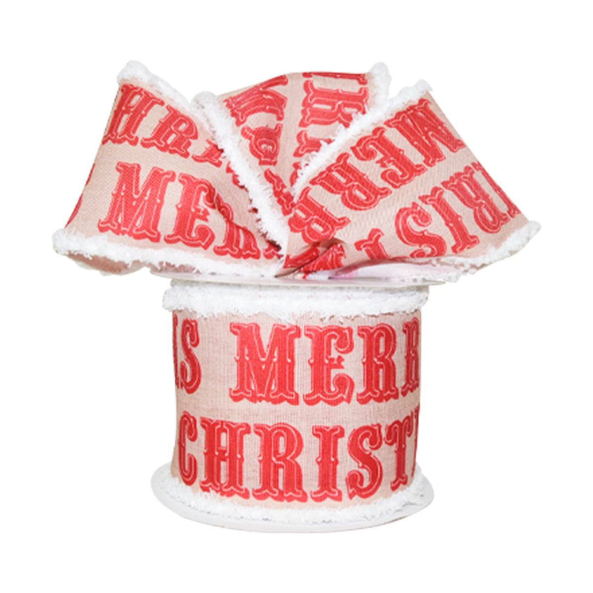 (2326) Liston navideño yute Merry Christmas 10CM 9M