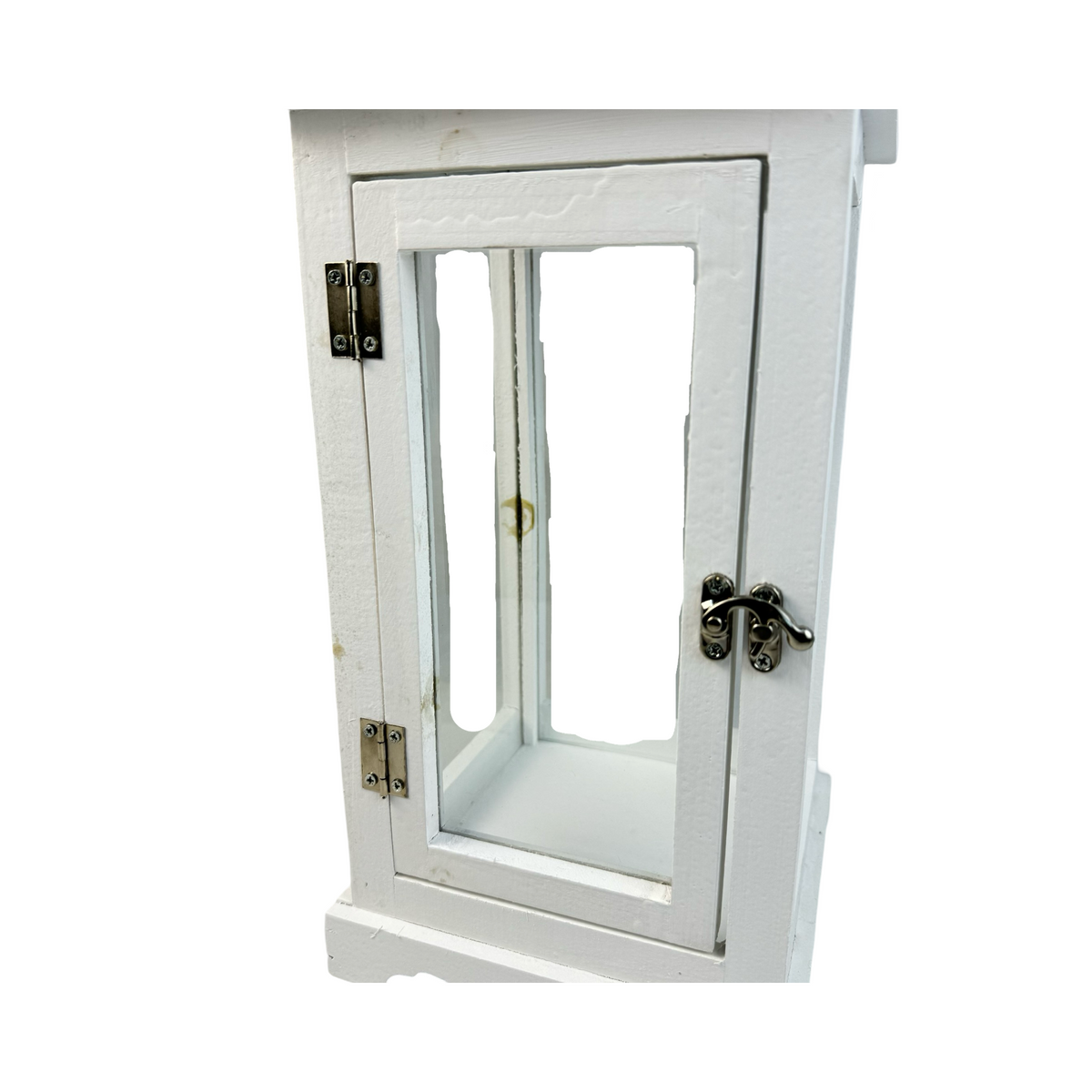 (LKC001W) Set Faroles Metalicos C/2 pz Blanco