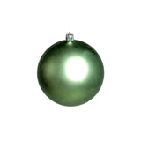 (BHK01064OL) Esfera navideña de 10 CM C/12PZ Tarro Verde Olivo