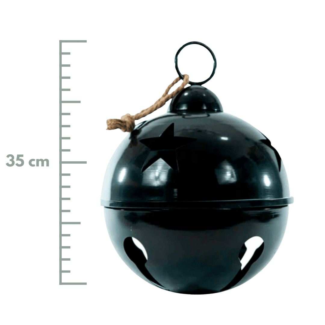 Cascabeles metalicos negros de 25/35 cm