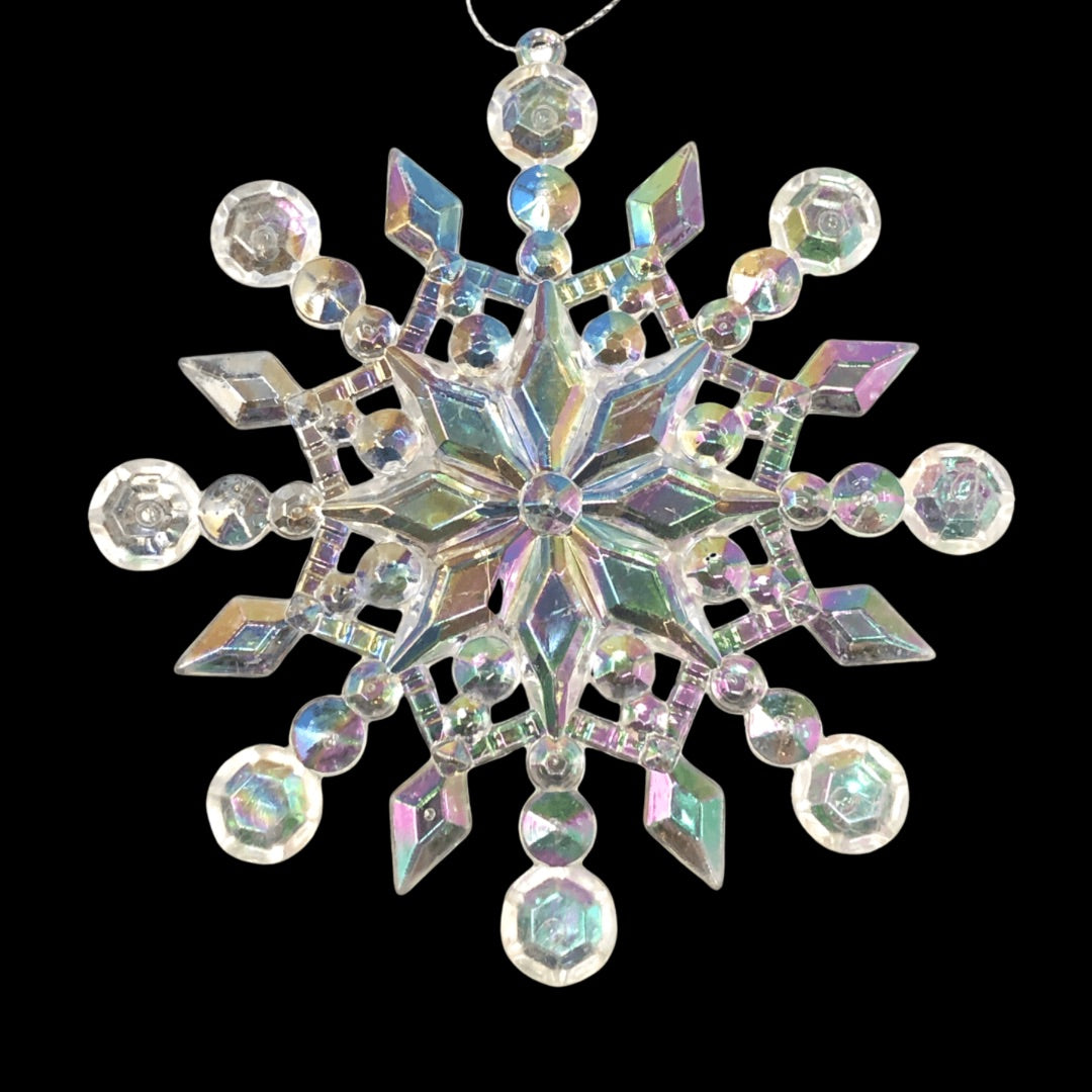 (MLI0453A) Copo de nieve tornasol 12 cm iris