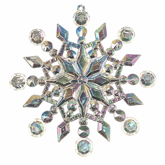 (MLI0453A) Copo de nieve tornasol 12 cm iris
