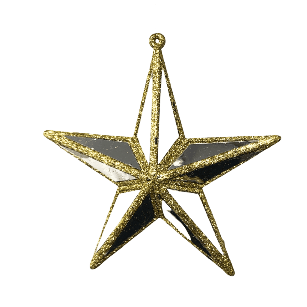 (MLI0469G) Estrella Deco 14x14x3  cm Oro