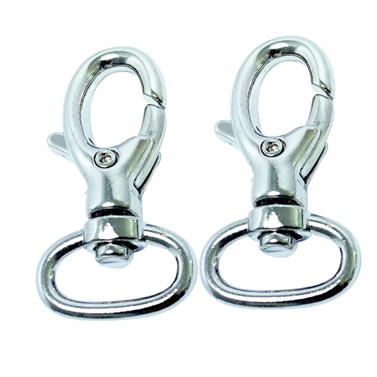 (MOQ0018NQ) Mosqueton 20 mm 4 Cm Niquel C/2 Pzas
