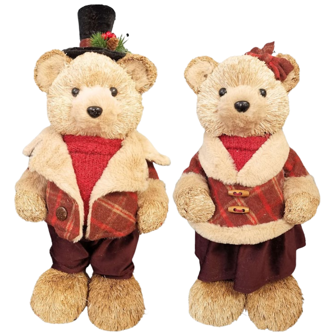 (MPD00917-918 )Oso Navideño niño/niña
