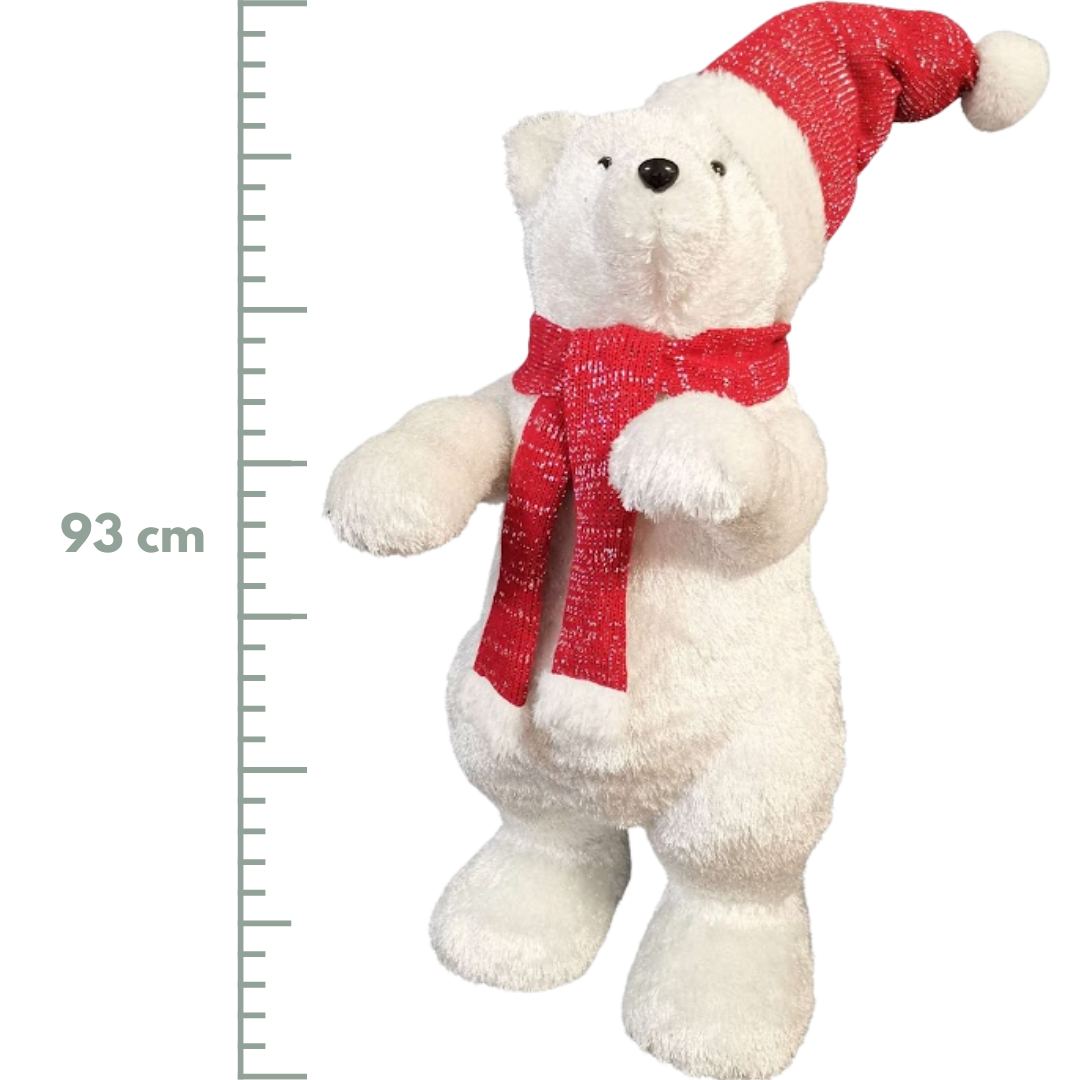 (MPD00972) MEGA OSO POLAR BUFANDA 42X36X93CM