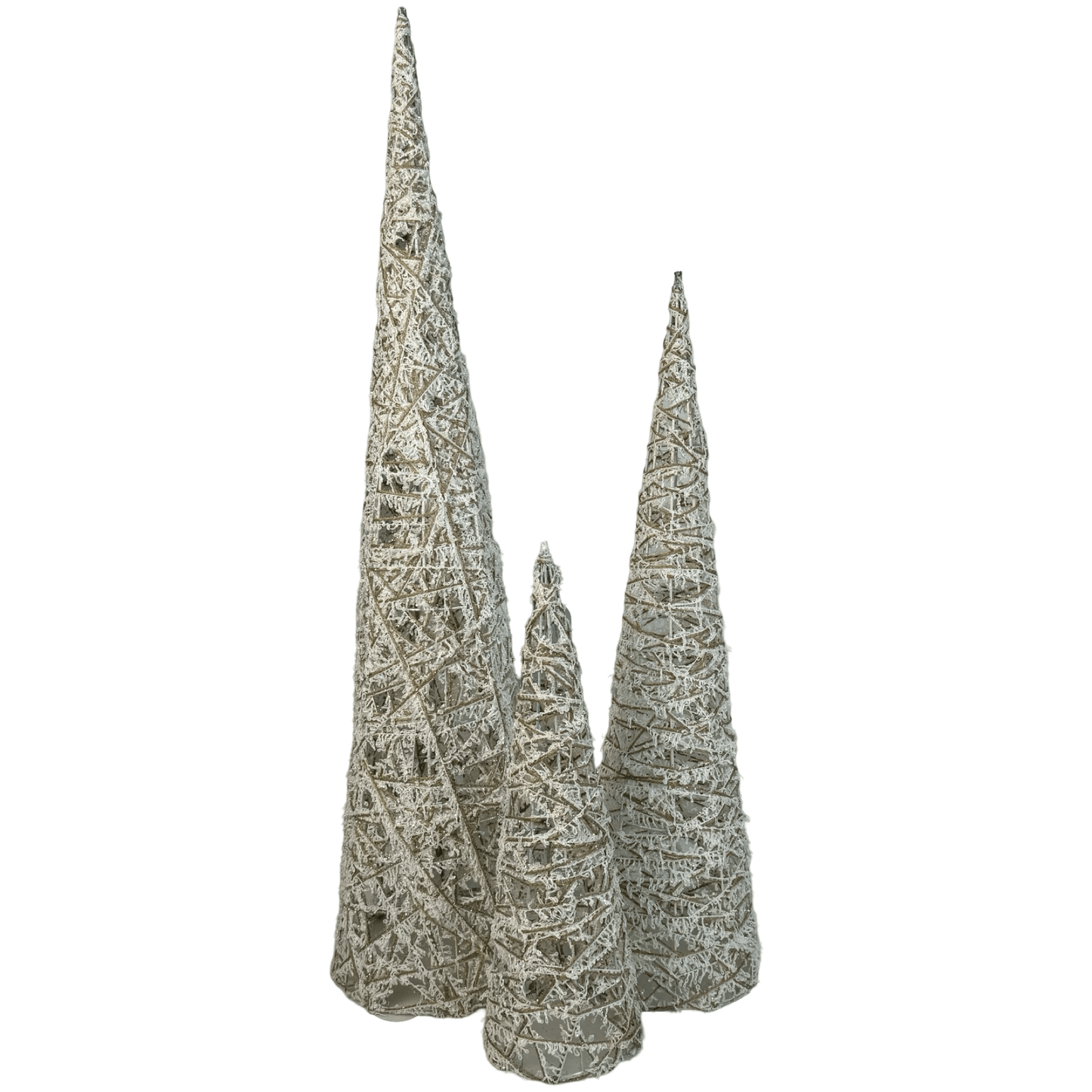 (MZY0004) Set 3 arboles 40/60/80 cm mecate