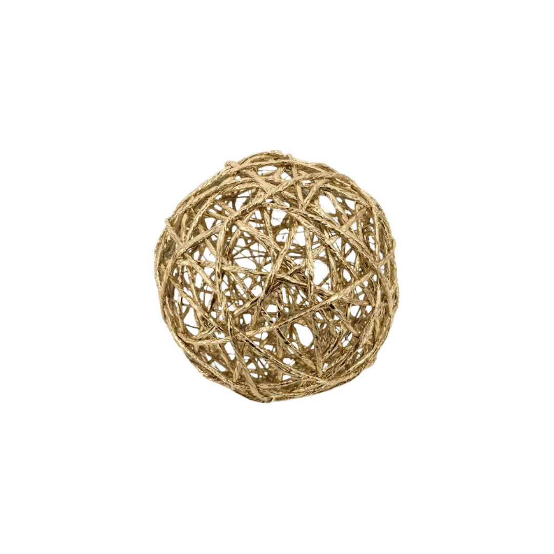 BOLA 15CM ORO METALICO