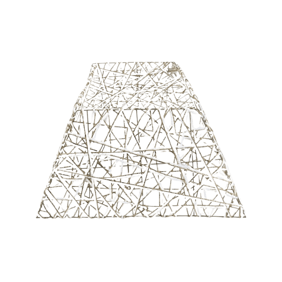 (MZY0036) Pie de pino 65 cm plata/oro