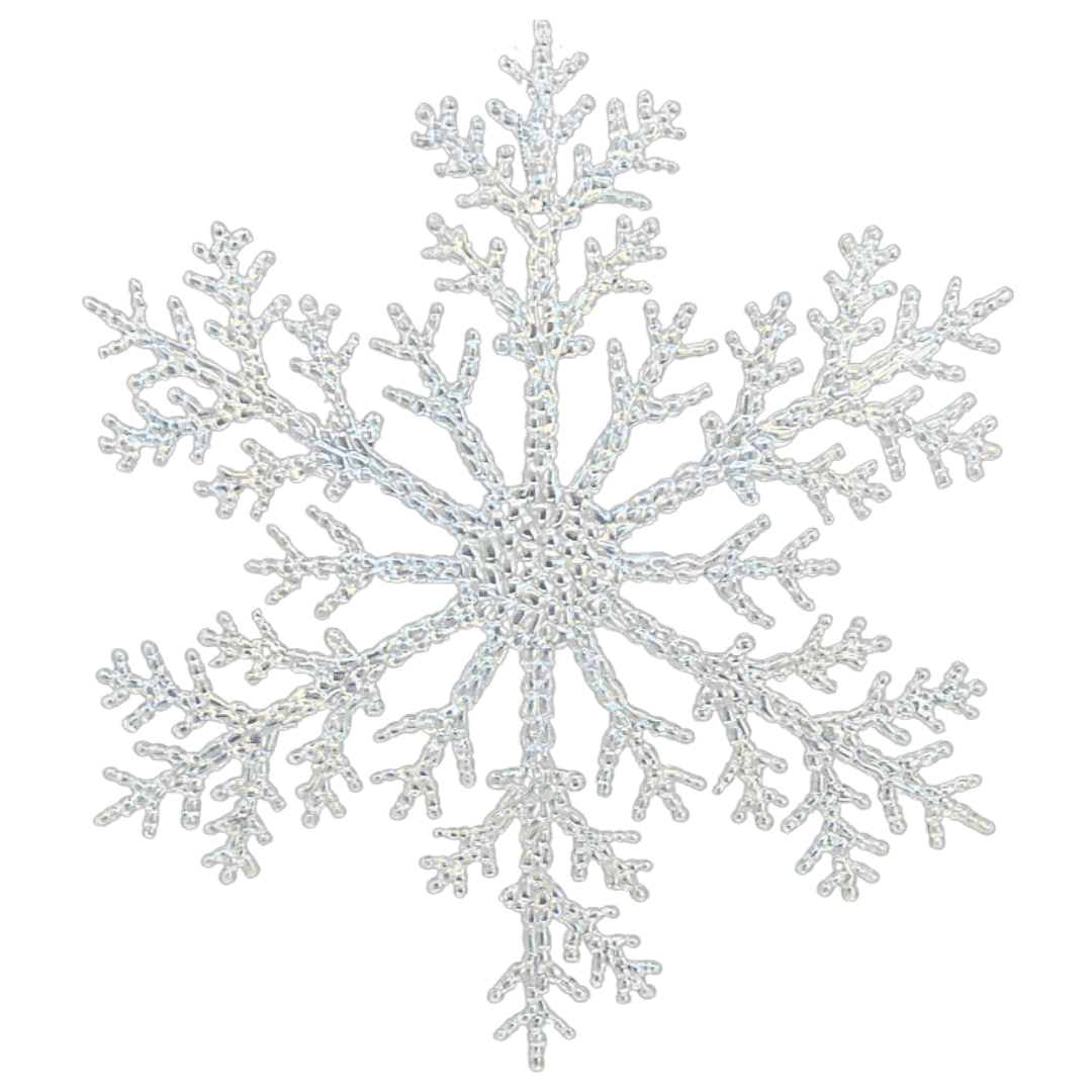 (Mli0401) Copo de nieve tornasol 21 cm
