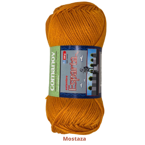 Estambre Esparta 100 Gr Mostaza