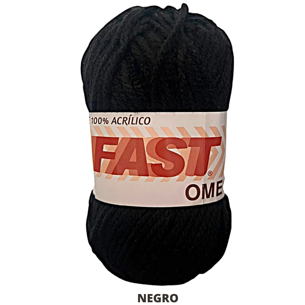 Estambre Fast C-99 Negro 100 Gr