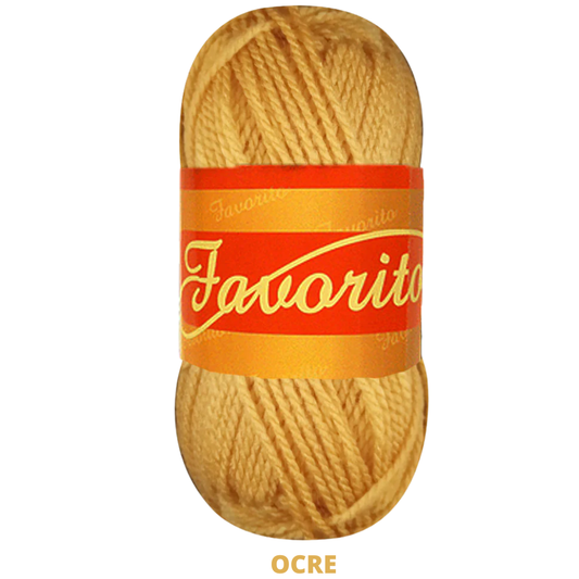 Estambre Favorito 50 Gr C-3006 Ocre