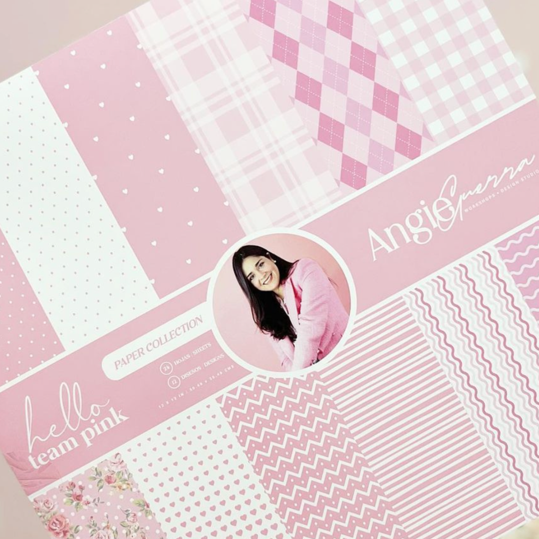 Paper block 12 diseños, 2 hojas c/u, 24 hojas – Mercería El Gato