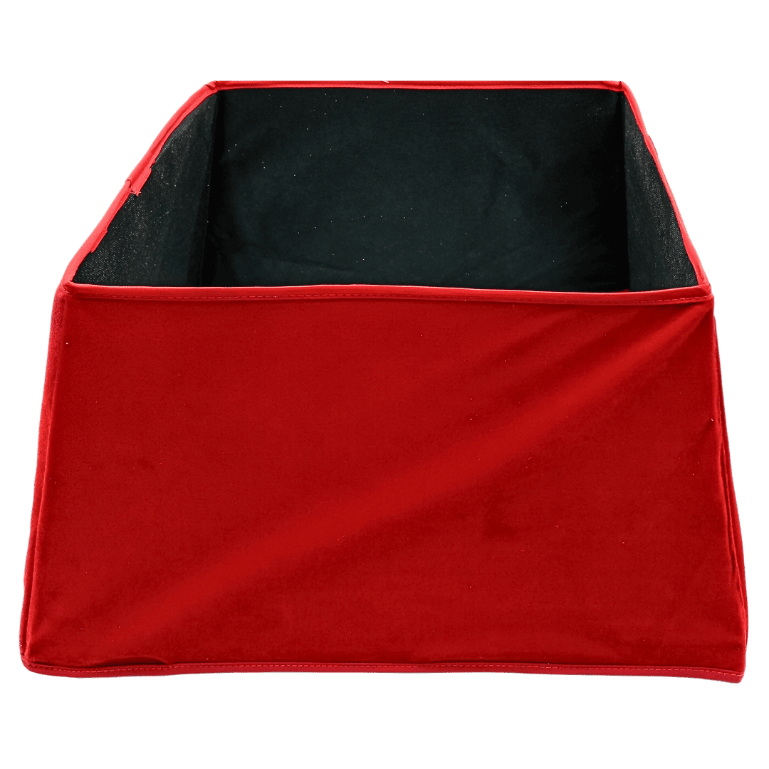 (PIE0270RJ) Pie de pino terciopelo rojo 25 cm x 27 cm x 49 cm