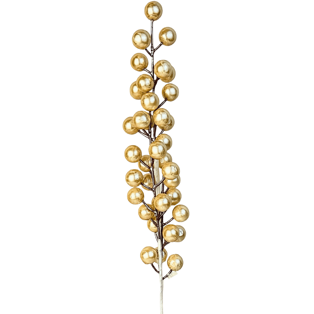 (QBD0085CH) Follaje berry perlas 60 cm champ