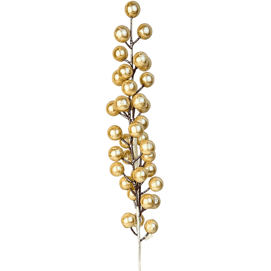 (QBD0085CH) Follaje berry perlas 60 cm champ