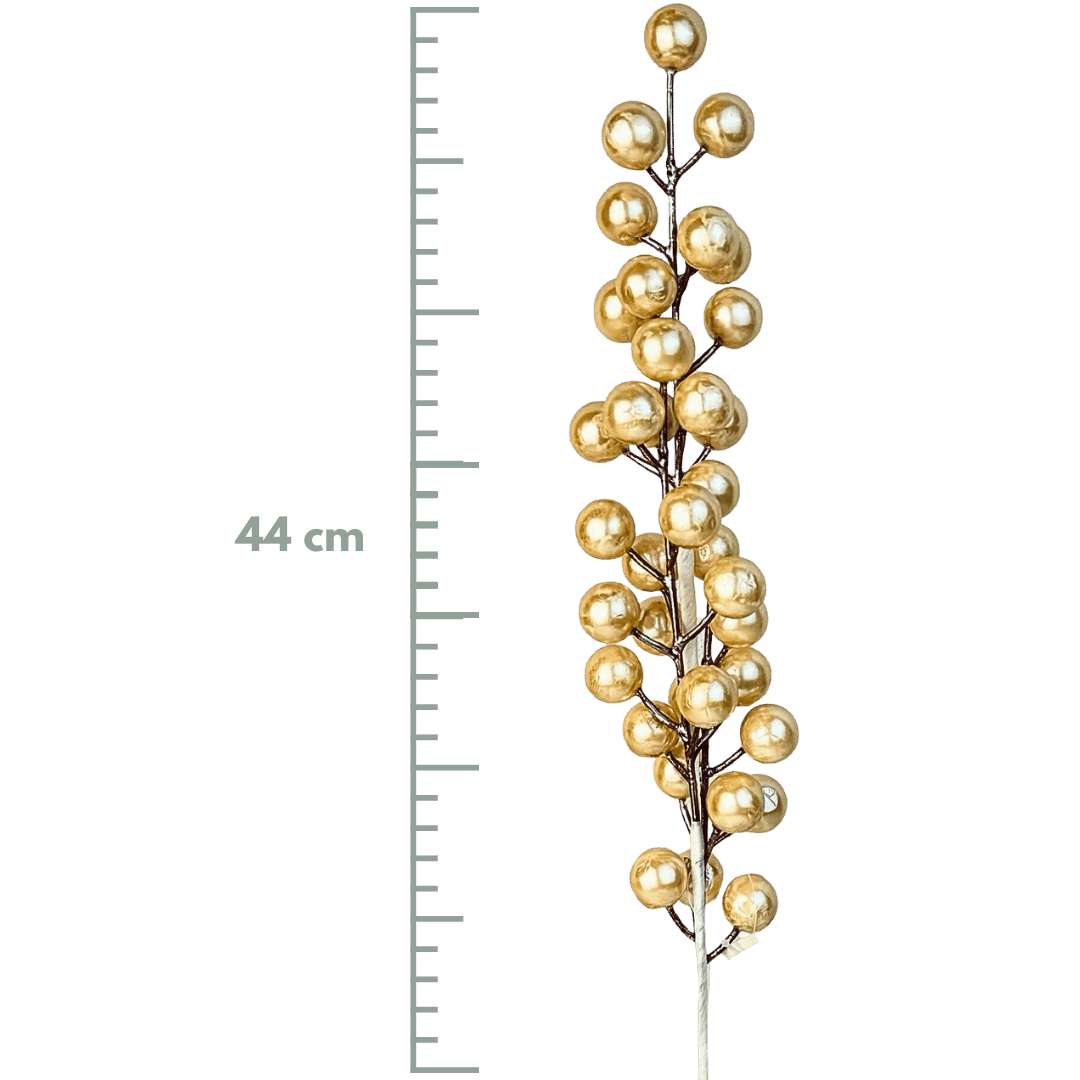 (QBD0085CH) Follaje berry perlas 60 cm champ