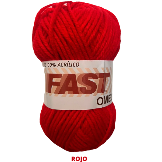 Estambre Fast C-45 Rojo 100 Gr