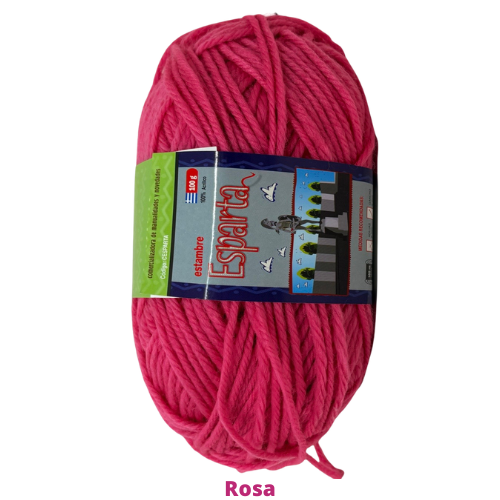 Estambre Esparta 100 Gr Rosa